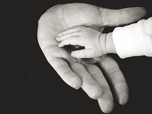 child's hand